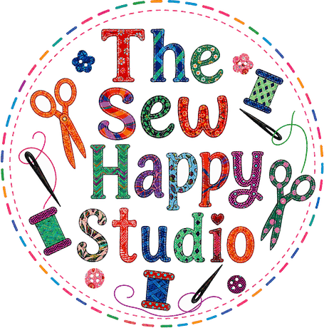 The Sew Happy Studio logo