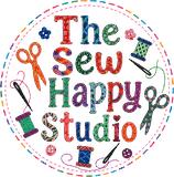 The Sew Happy Studio logo