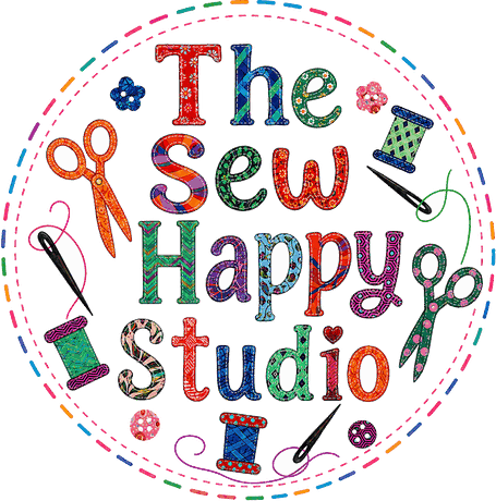 The Sew Happy Studio logo
